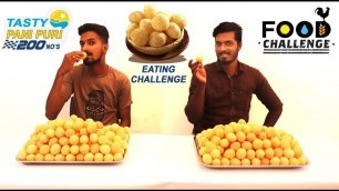 '200 Pani Puri | GOLGAPPA EATING COMPETITION | Food Competition | Tamil'