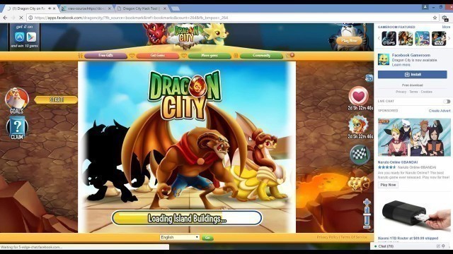 'Hack Million gems,food,gold,dragon (Hack de Gemas,oro,comida,dragon)'