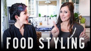 'Working with a PRO FOOD STYLIST'