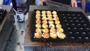 'Japanese Street Food / Takoyaki / Octopus Balls / Tako / たこ焼き / 蛸焼/ Japenese Food'