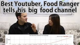 'Best Youtuber, Food Ranger, tells his big street food channel. (Interview Trevor James)'