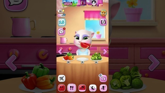 'Baby Talking Angela • Gameplay #8 Eating Food