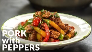 'Stir Fry Pork Tenderloin with Bell Peppers | Food Channel L Recipes'