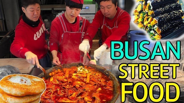 'TRADITIONAL Korean STREET FOOD Market Tour in Busan South Korea'