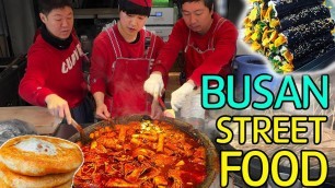 'TRADITIONAL Korean STREET FOOD Market Tour in Busan South Korea'