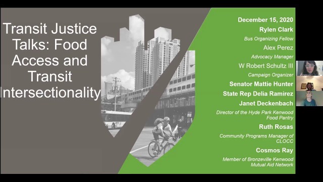 'Transit Justice Talk: Food Access and Public Transit Intersectionality'