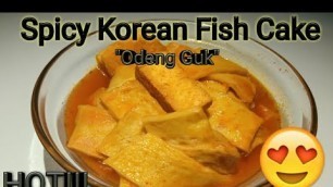 'Spicy Korean Fish Cake Recipe'