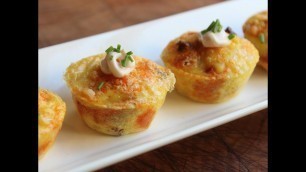 'Potato Chorizo Mini Quiches - Chorizo, Manchego, Potato Quiche Bites - Party Snack'