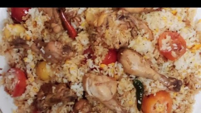 'Mouthwatering Chicken Reshmi Biryani at Home | Easy Food Channel By Khadija'