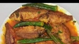 'Carpo Fish Curry With Lady\'s Finger | Easy Food Channel By Khadija'