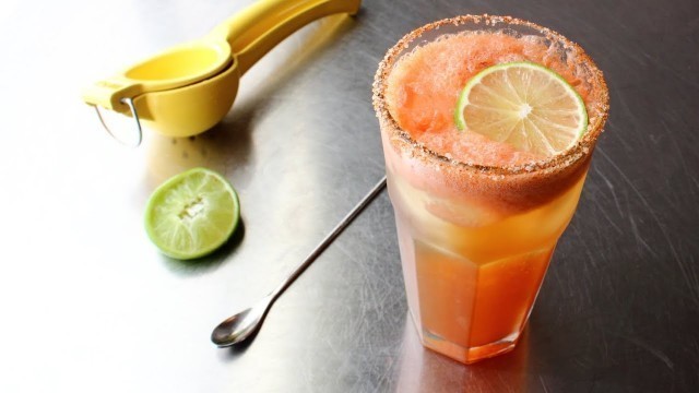 'Chef John\'s Michelada - Spicy & Refreshing Beer, Tomato, Lime Cocktail'