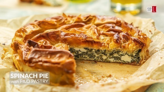 'Spinach Pie with Filo Pastry | Food Channel L Recipes'