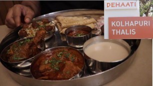 '| Kolhapur | Dehaati - Kolhapuri Fine Dining Special Non veg  |Food Diaries|'