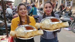 'Paneer Dosa Challenge | Dosa Eating Competition Street Food |'