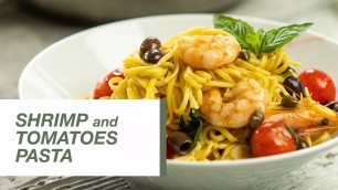 'Shrimp and Cherry Tomatoes Pasta | Food Channel L Recipes'