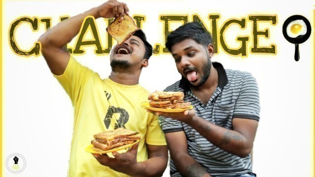 'BREAD OMELETTE EATING CHALLENGE | CRAZY FOOD COMPETITION + MAKING @FoodDangal'