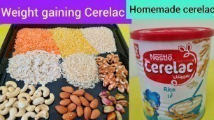 'Homemade Cerelac For 8 to 12 Month Babies | Weight Gain Food For 8+ Month Baby | 8 month baby food'