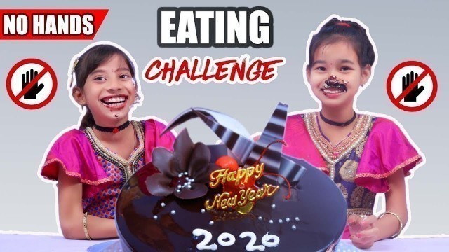 'Not My Hands Food Challenge  Funny Food Competition  New year 2020 special'