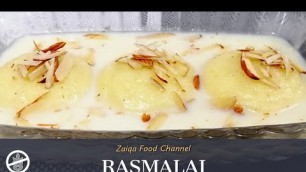 'Rasmalai Recipe | Eid Special | Gluten free Rasmalai | Zaiqa Food Channel'