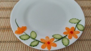 'Vegetable Plate Decoration (01) ||  Vietnam Food Channel'