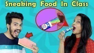 'Tricks to Sneak Food Into Class | Back To School Pranks | Hungry Birds'