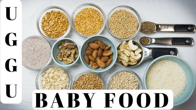 'Multigrain Baby Cereal | Weight Gain Food Twin Babies | Uggu Recipe | Whole Food For Babies'