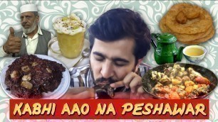 'Kabhi Aao na Peshawar l Food Vlog l Peshori Diaries l Peshori vines'