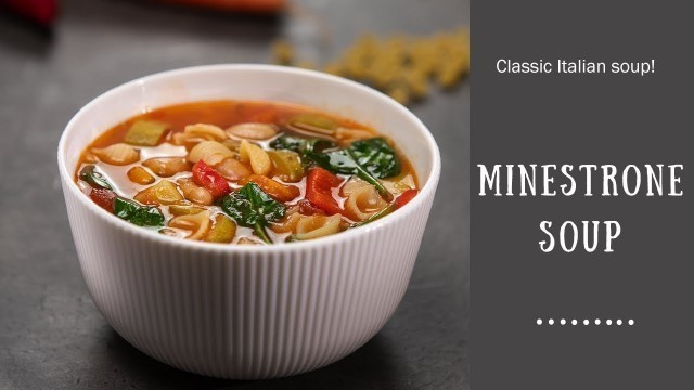 'Minestrone Vegetable Italian Soup |  Food Channel L Recipes'