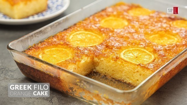 'Greek Orange Filo Cake | Portokalopita | Greek Desserts | Food Channel L Recipes'