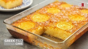 'Greek Orange Filo Cake | Portokalopita | Greek Desserts | Food Channel L Recipes'