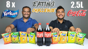 '8 PACKS KURKURE & 2.5L COKE CHALLENGE | Food Eating Competition | Food Challenge'