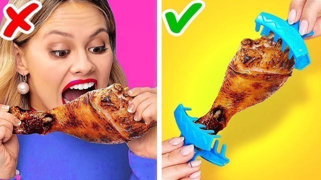 'GENIUS KITCHEN HACKS FOR BEGINNERS! || Funny Food Ideas by 123 Go! Live'