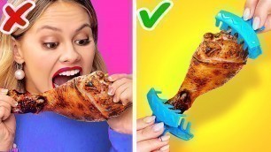 'GENIUS KITCHEN HACKS FOR BEGINNERS! || Funny Food Ideas by 123 Go! Live'