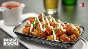 'Patatas Bravas | Spanish Fried Potatoes | Food Channel L Recipes'