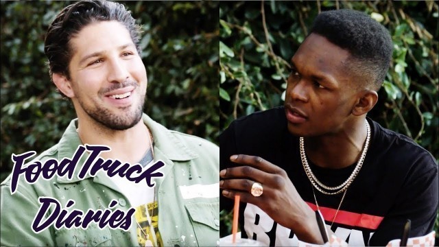 'Israel Adesanya | Food Truck Diaries | BELOW THE BELT with Brendan Schaub'