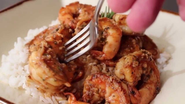 'Barbecue Shrimp - New Orleans Style Garlic Pepper Shrimp Recipe'