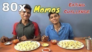 'Momos Eating Competition | Dumpling Eating Challenge | Food Challenge India'