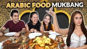 'ARABIC FOOD MUKBANG + QUESTIONS! | IVANA ALAWI'