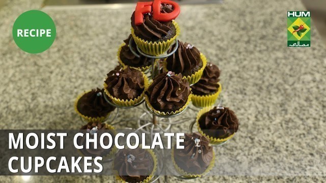 'Moist Chocolate Cupcakes Recipe | Food Diaries |  Zarnak Sidhwa | Dessert'