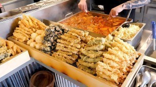 'Popular Street Food in Korea (Tteokbokki, Fried food, Kimbap, Sundae, Fish cake)'