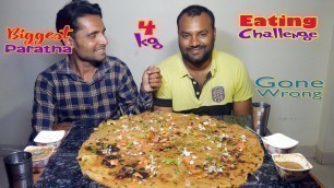 'India\'s Heaviest Paratha Eating Challenge | Biggest Paratha Competition FAIL | Food Challenge India'