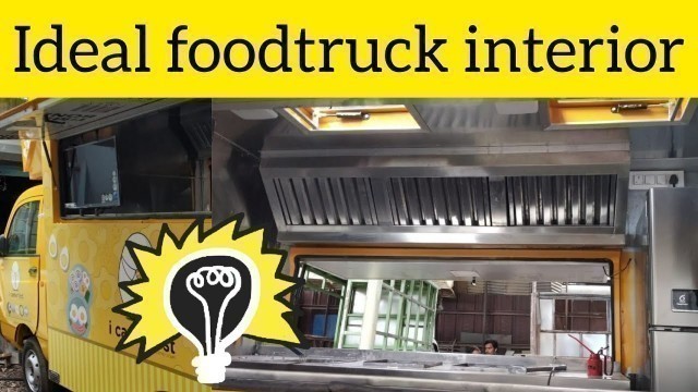 'Ideal food truck Interior short video'