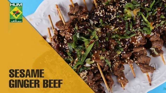 'Sesame Ginger Beef | Food Diaries | Masala TV Show | Zarnak Sidhwa'