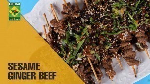 'Sesame Ginger Beef | Food Diaries | Masala TV Show | Zarnak Sidhwa'