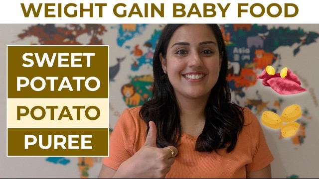 'Sweet Potato & Potato Puree l Weight Gain Food for Babies l #MadeWithFilmora #ShakeUpWithFilmora'