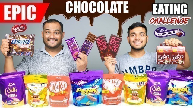 'EPIC CHOCOLATE EATING CHALLENGE | Dairy Milk Silk Chocolate Eating Competition | Food Challenge'