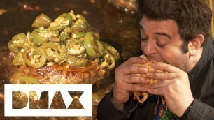 'Adam Dares To Try Out The Burger From Hell! | Man V Food'