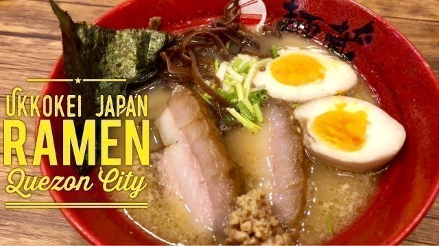 'Cheap Eats Manila: Ukkokei Japan Ramen by Menzo Maginhawa Street Quezon City'
