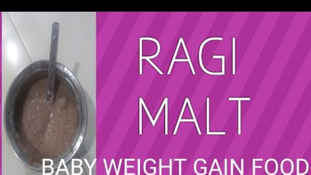 'Ragi Malt # Baby Weight Gain Food# 0.6months  - 2 yrs baby food #ragimalt #Maguvaమగువ'