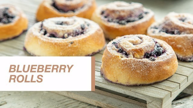 'Blueberry Rolls | Food Channel L Recipes'